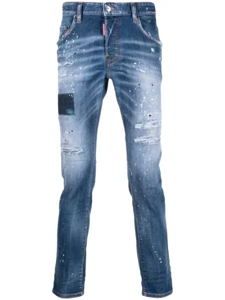 Blugi Dsquared2 rupți albastru