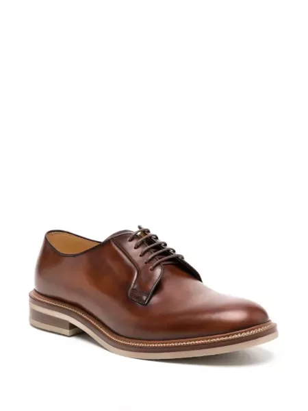 Pantofi derby Brunello Cucinelli maro