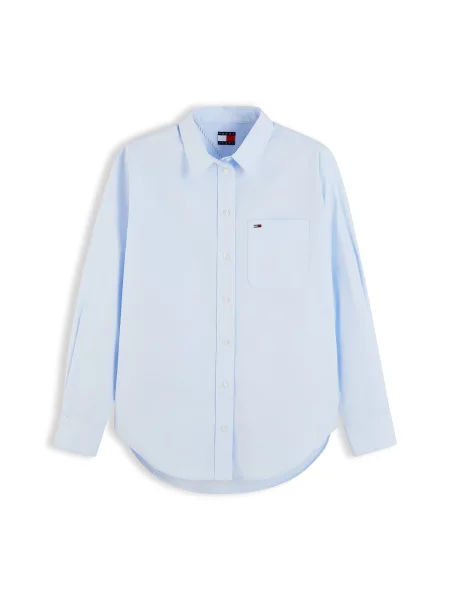 Tommy Jeans Bluză ESSENTIAL deschis albastru