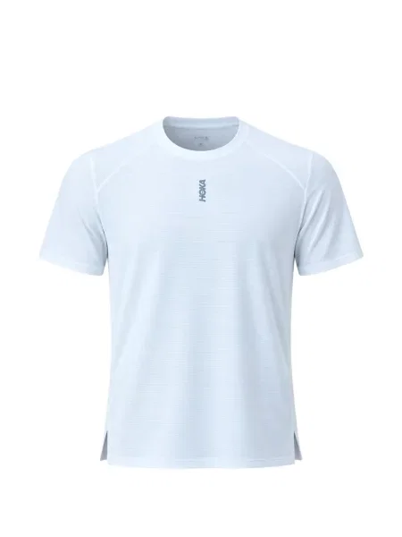 Scurt tricou Hoka alb