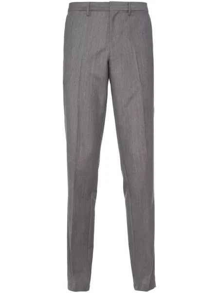Pantaloni Prada de mohair gri