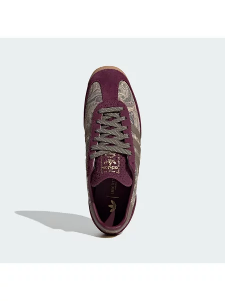 ADIDAS ORIGINALS Tenisky SL 72 OG X Liberty London béžová / barvy bláta / vínově červená olivový