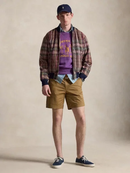 Polo Ralph Lauren Chino nohavice BEDFORD ťavej srsti