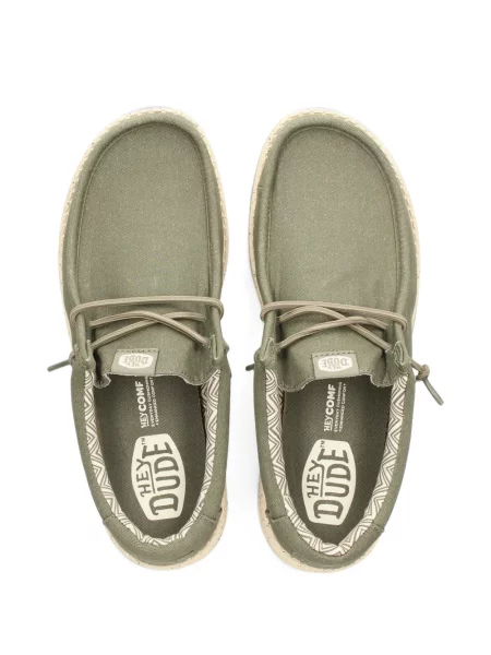 Pantofi loafer Hey Dude verde