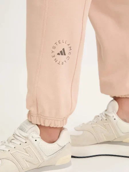 Однотонные спортивные штаны Adidas By Stella Mccartney оранжевые