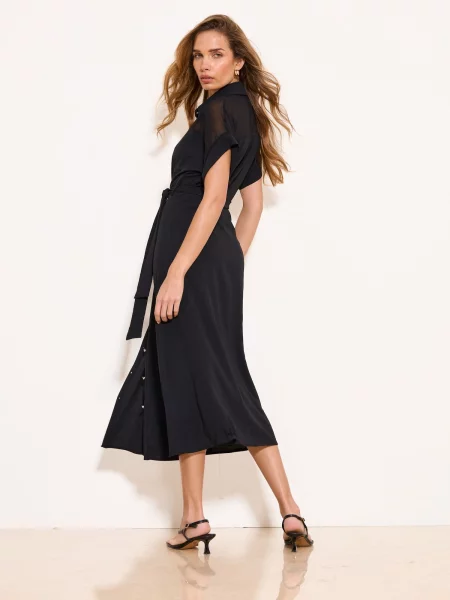 Lipsy Rochie tip bluză negru