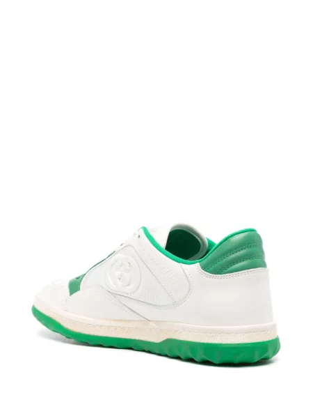 Sneakerși Gucci din piele alb