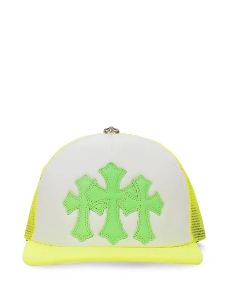 Șapcă Chrome Hearts cu motiv cu inimi verde