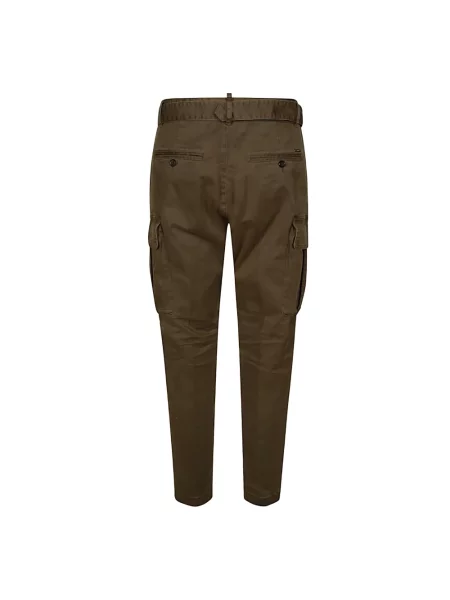 Spodnie cargo Dsquared2 zielone