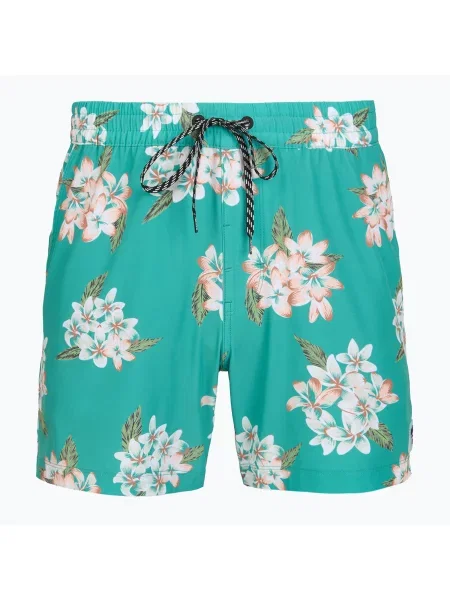 Pantaloni scurți de baie pentru bărbați Hurley Malaga Volley Swim Short Teal Tint
