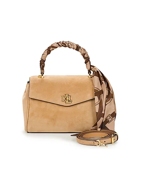 Klasična torbica Lauren Ralph Lauren bež