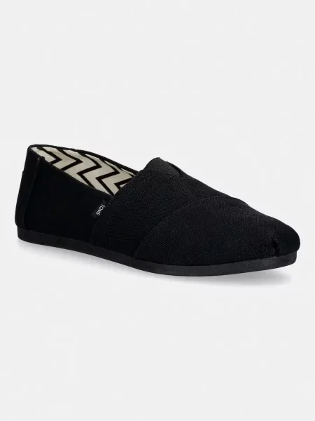 Toms espadrile ALPARGATA CLASSIC črna
