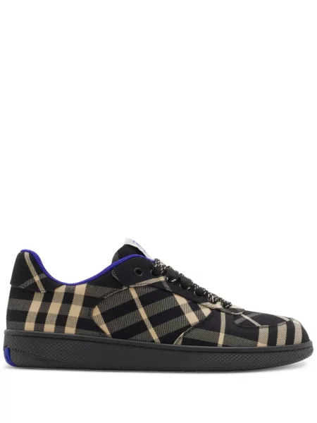 Sneakerși Burberry în carouri negru