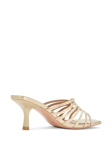 Kamínky mules Nicoli na ramínka zlaté