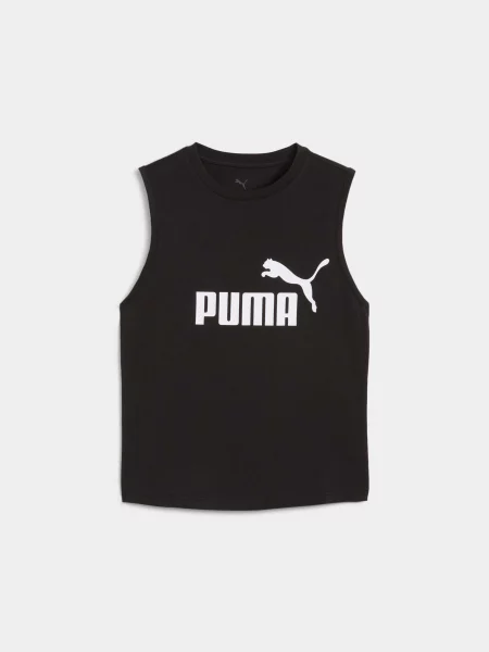 Спортивна майка PUMA Ess No. 1 Logo Slim Tank комбінований верх чорний