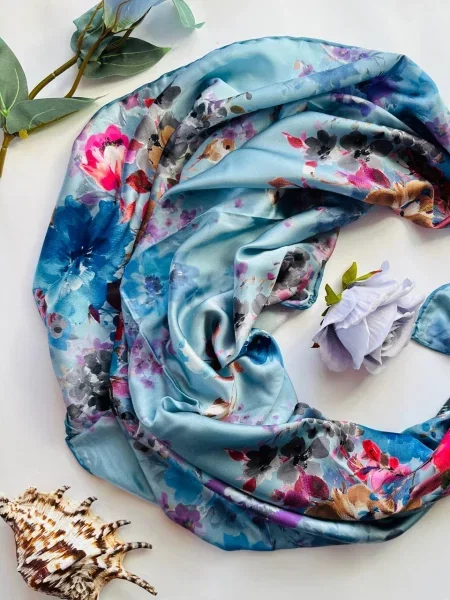 MyScarf Basic Хустка Мультиколор Шовк