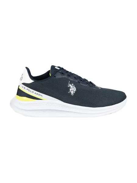 Koszulka polo U.s Polo Assn. skórzana casual niebieska