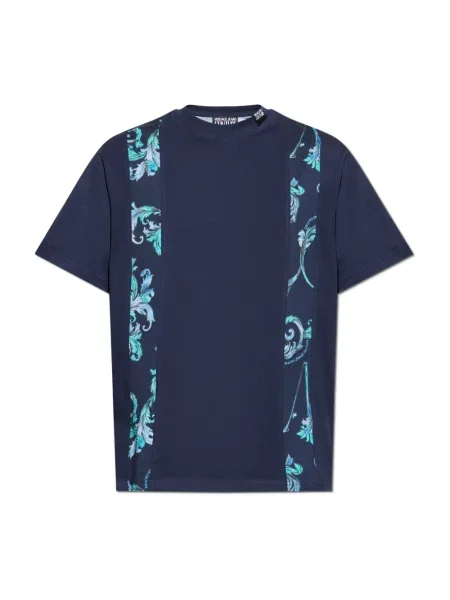 Koszulka Versace Jeans Couture niebieska