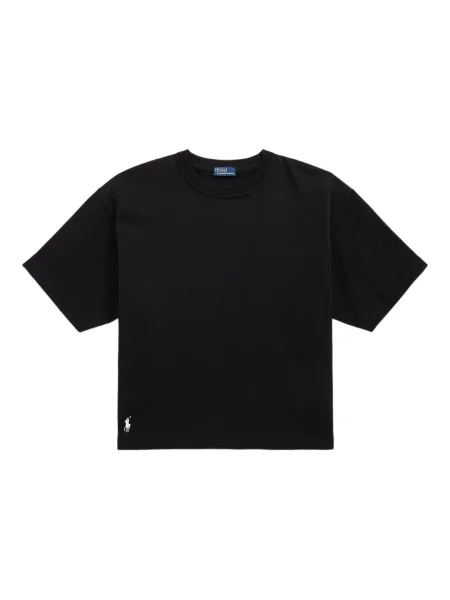 Tricou Polo Ralph Lauren cu broderie de costum cu dungi alb