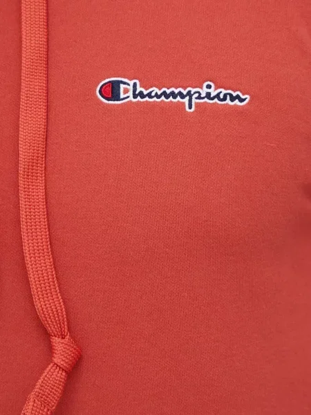 Hanorac cu glugă Champion cu autograf portocaliu