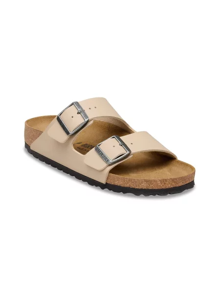 Klapki Birkenstock beżowe
