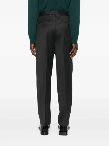 Pantaloni Zegna plisate gri