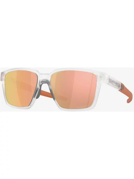 Okulary Oakley Actuator SQ Matte Clear z soczewkami Prizm Rose Gold Polarized białe