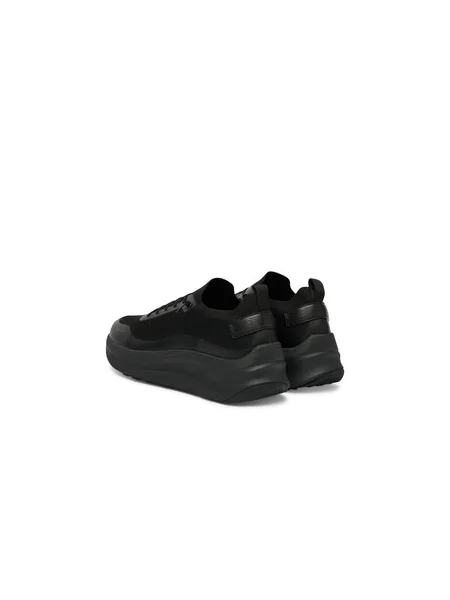 Sneakersy Calvin Klein Chunky Runner Lace Up Sock Knit čierna