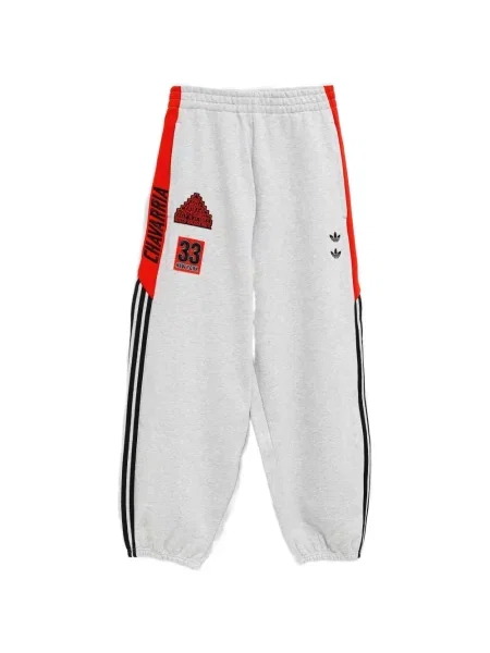 Pantaloni Adidas alergare cu autograf negru