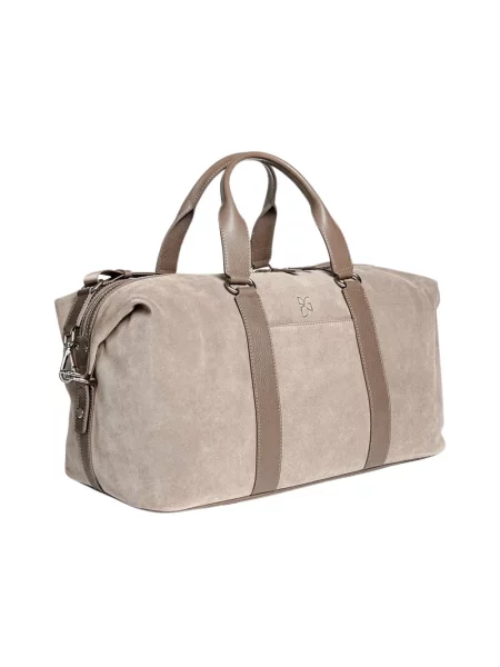 Torebka skórzana Bgents skórzana beżowa