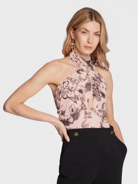 PINKO Bluză Tirato roz