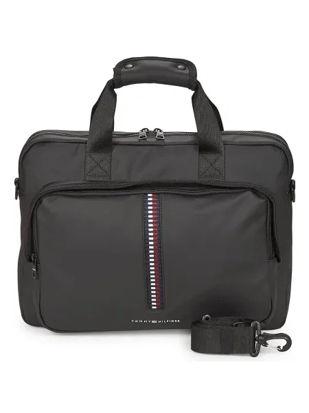 Geantă pentru laptop Tommy Hilfiger negru