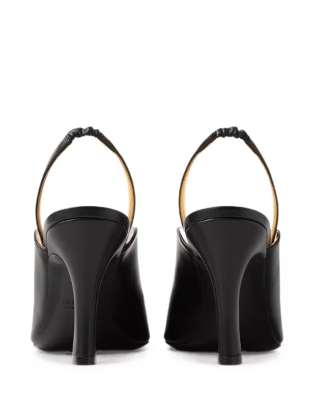 Pantofi cu toc Versace din piele negru
