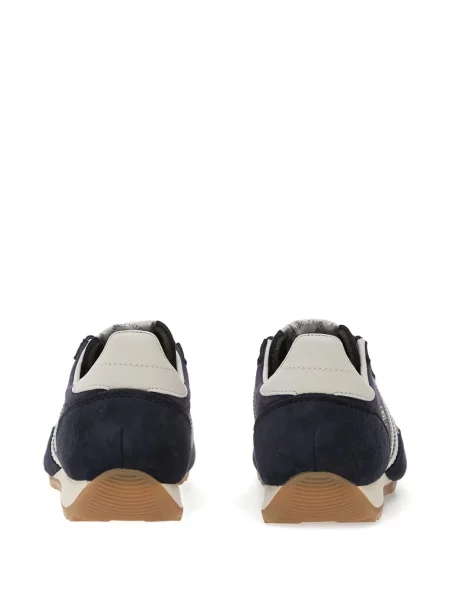 Pantaloni palazzo Adidas cu dungi cu decolteu în V negru