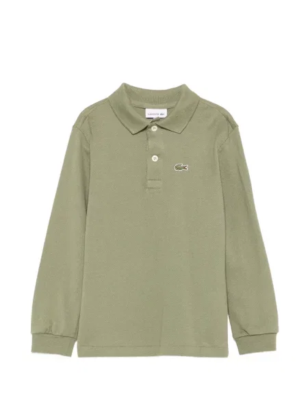 Koszulka polo dziecięca Lacoste zielona