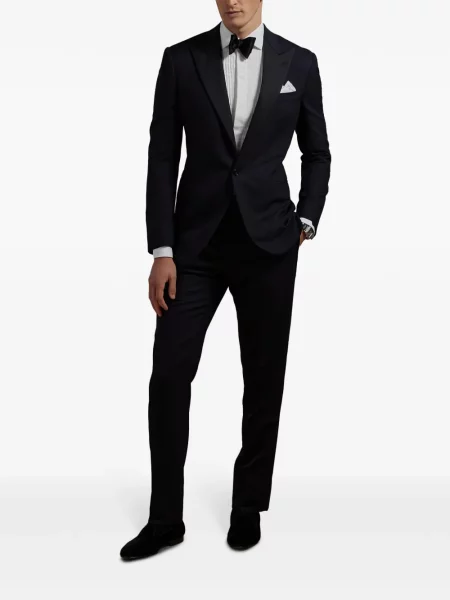 Costum Ralph Lauren Purple Label de lână de costum albastru