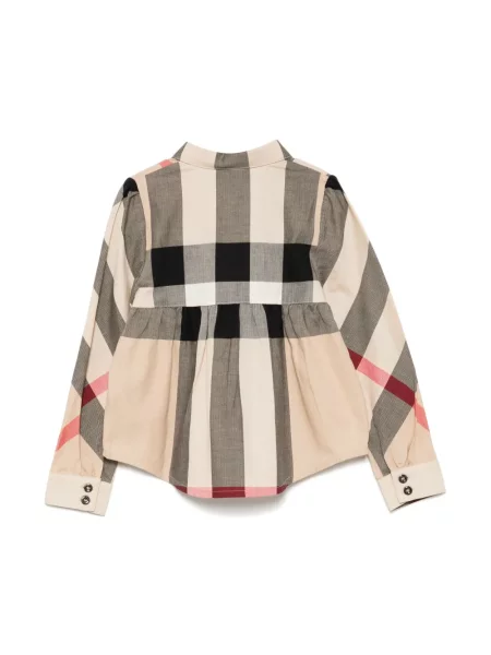 Sukienka dziecięca Burberry brązowa