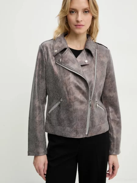 Рокерско яке Answear Lab преходен модел сиво