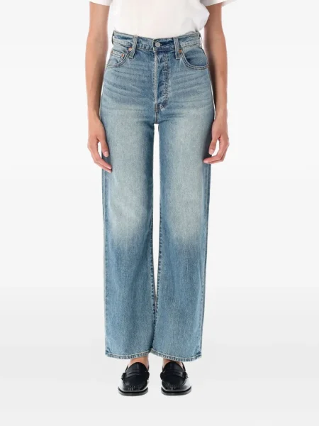 Blugi drepți Levi's® de cristal negru