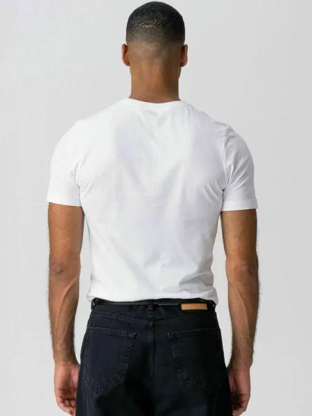 TEESHOPPEN Cămașă Muscle T alb