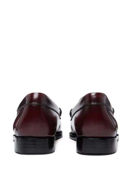 Pantofi loafer G.h.bass din piele roșu
