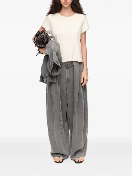 Cu centură pantaloni Bimba Y Lola gri