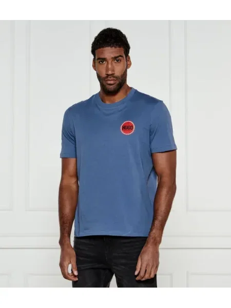 HUGO Tricou Danetchorb albastru