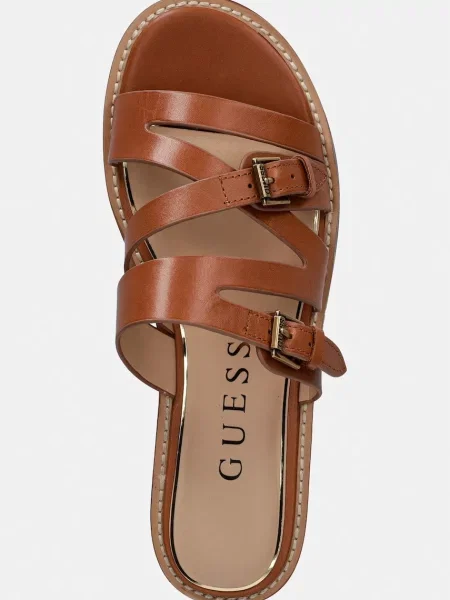 Кожаные шлепанцы Guess