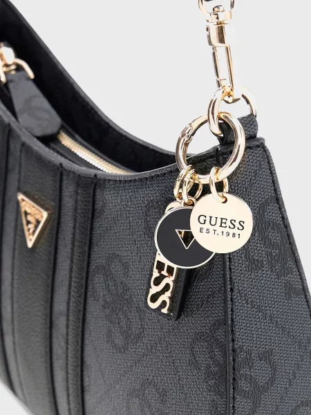 Сумка Guess з принтом сіра