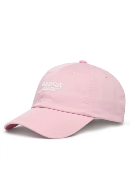 Tommy Jeans Czapka z daszkiem Scri różowy