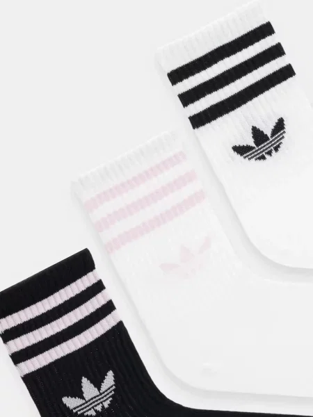 Носки Adidas Originals в полоску белые