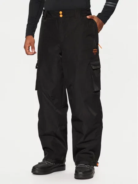 Guess Kalhoty z materiálu černá