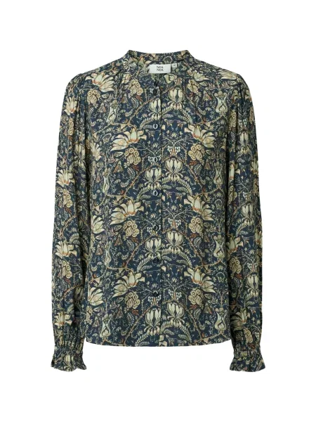 Noa Noa Tričko Bella zlatě / zelená žlutá