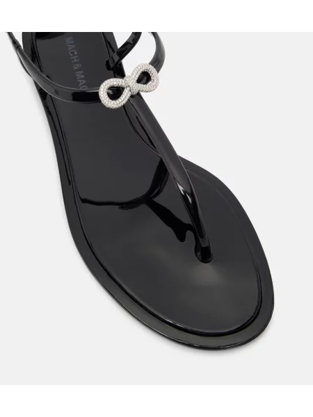 Chiloți tanga Mach & Mach negru